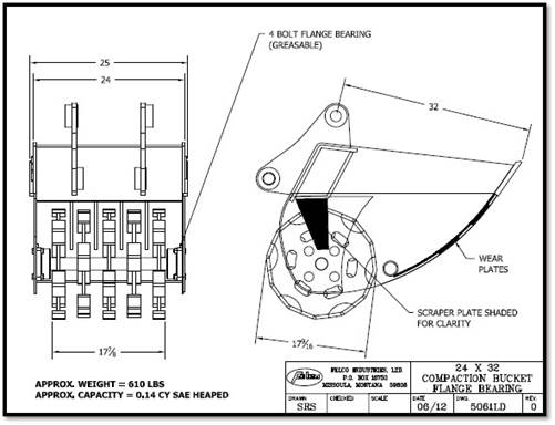 Segmented Mini Roller Bucket